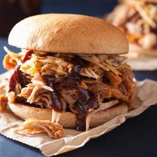 Pulled Pork Sandwich with Crinkle Fries